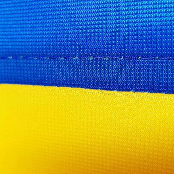 Прапор України 1500х1000 мм, прапорна сітка зшивний