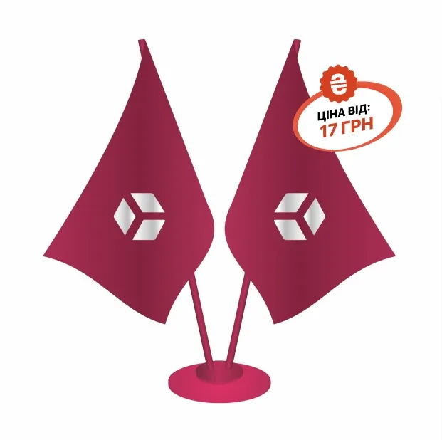 Настільний промо-прапор