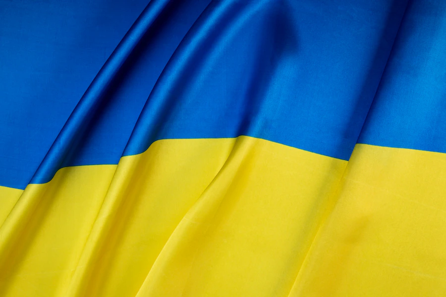 Прапор України 970х660 мм, прапорна сітка